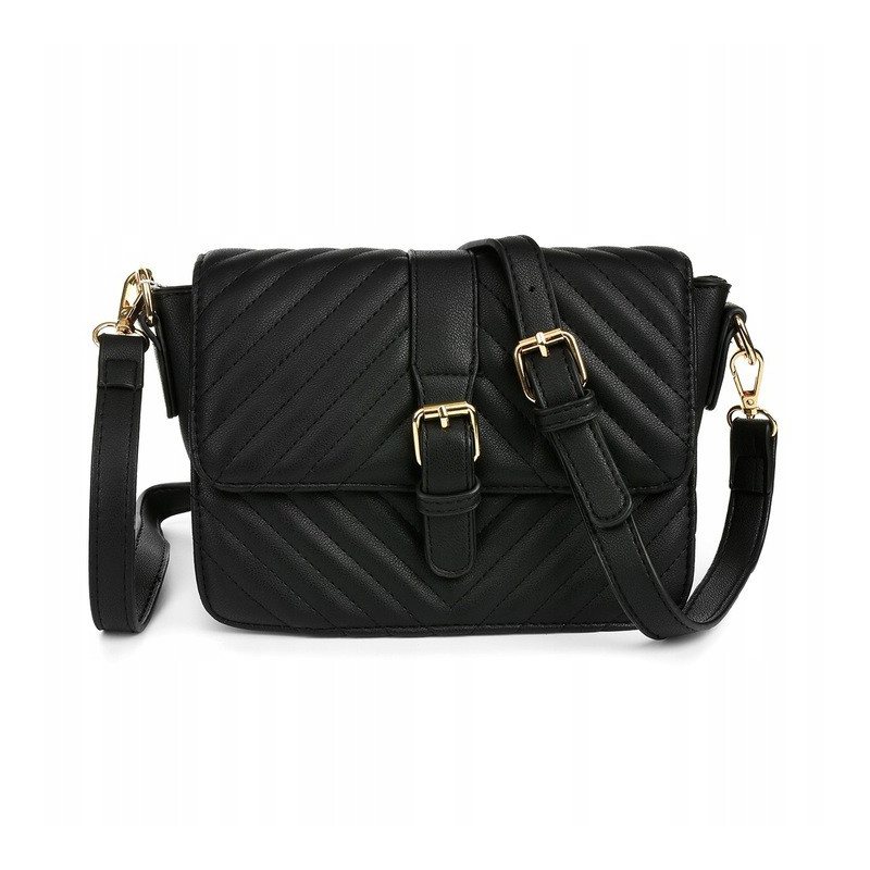 Čierna dámska crossbody kabelka ADELE