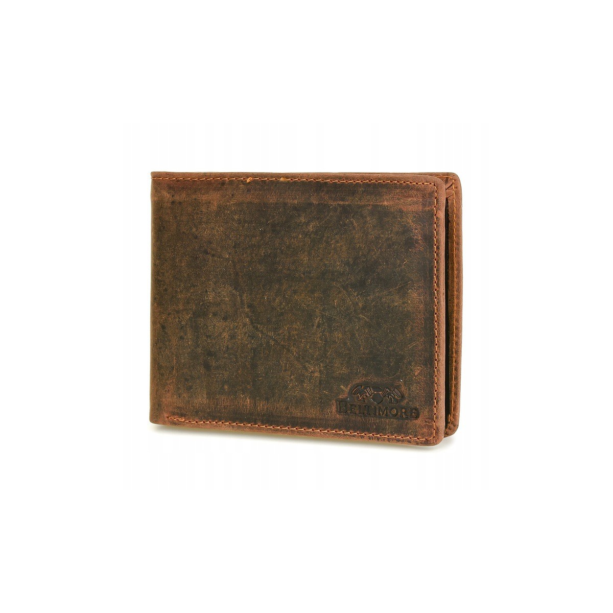 Kožená pánska hnedá peňaženka DAMON