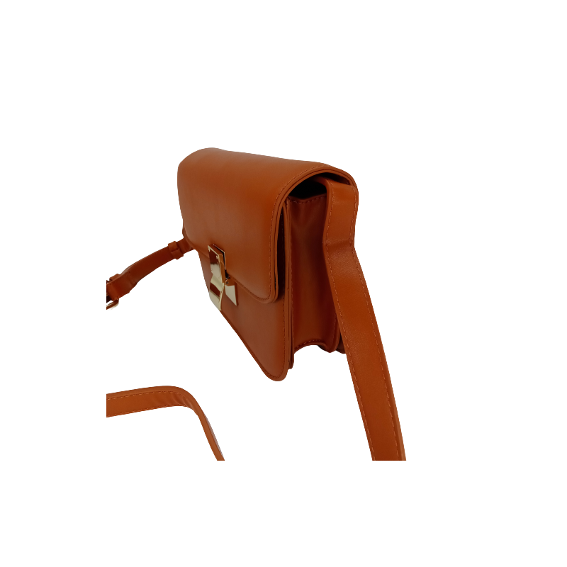 Hnedá dámska crossbody – ELEGANCIA