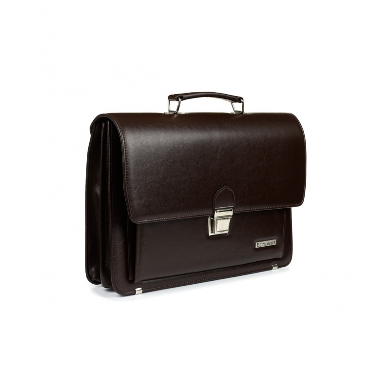 Hnedá pánska aktovka VINCENT