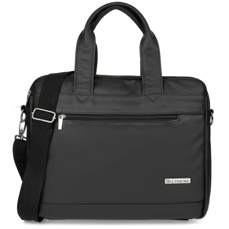 Pánska čierna kožená taška SCOTT