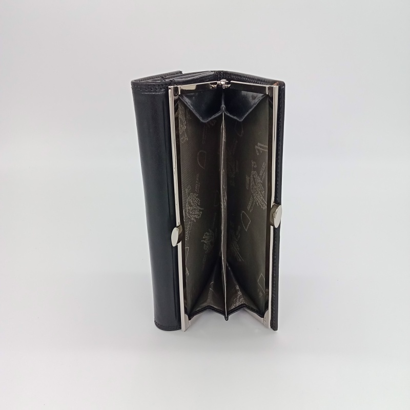 Dámska kožená čierna peňaženka HARVEY MILLER POLO CLUB