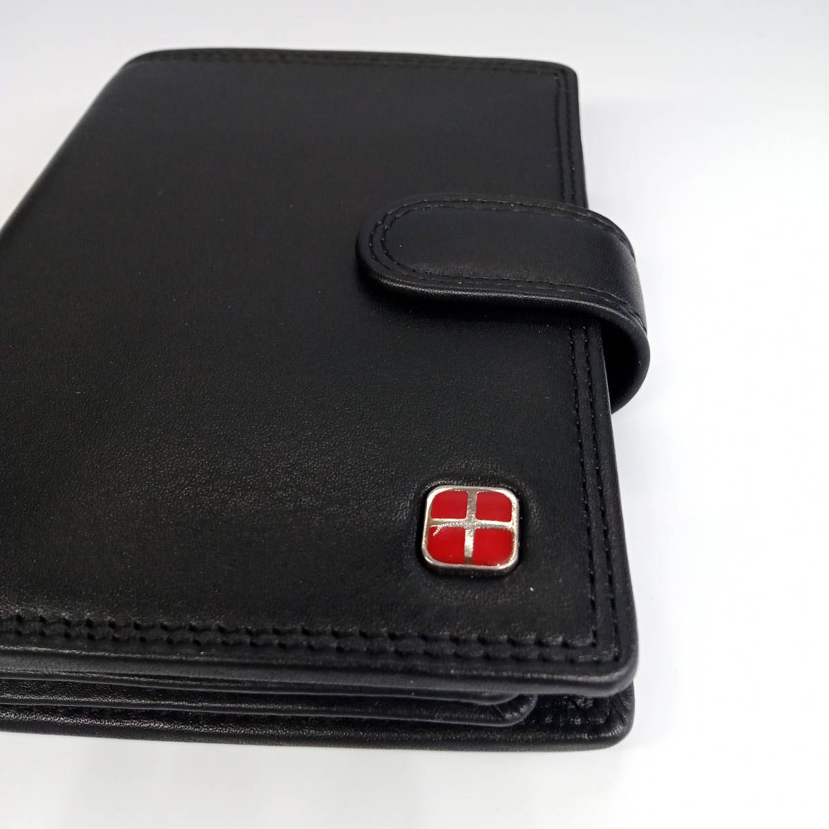 Pánska čierna kožená peňaženka LESTER