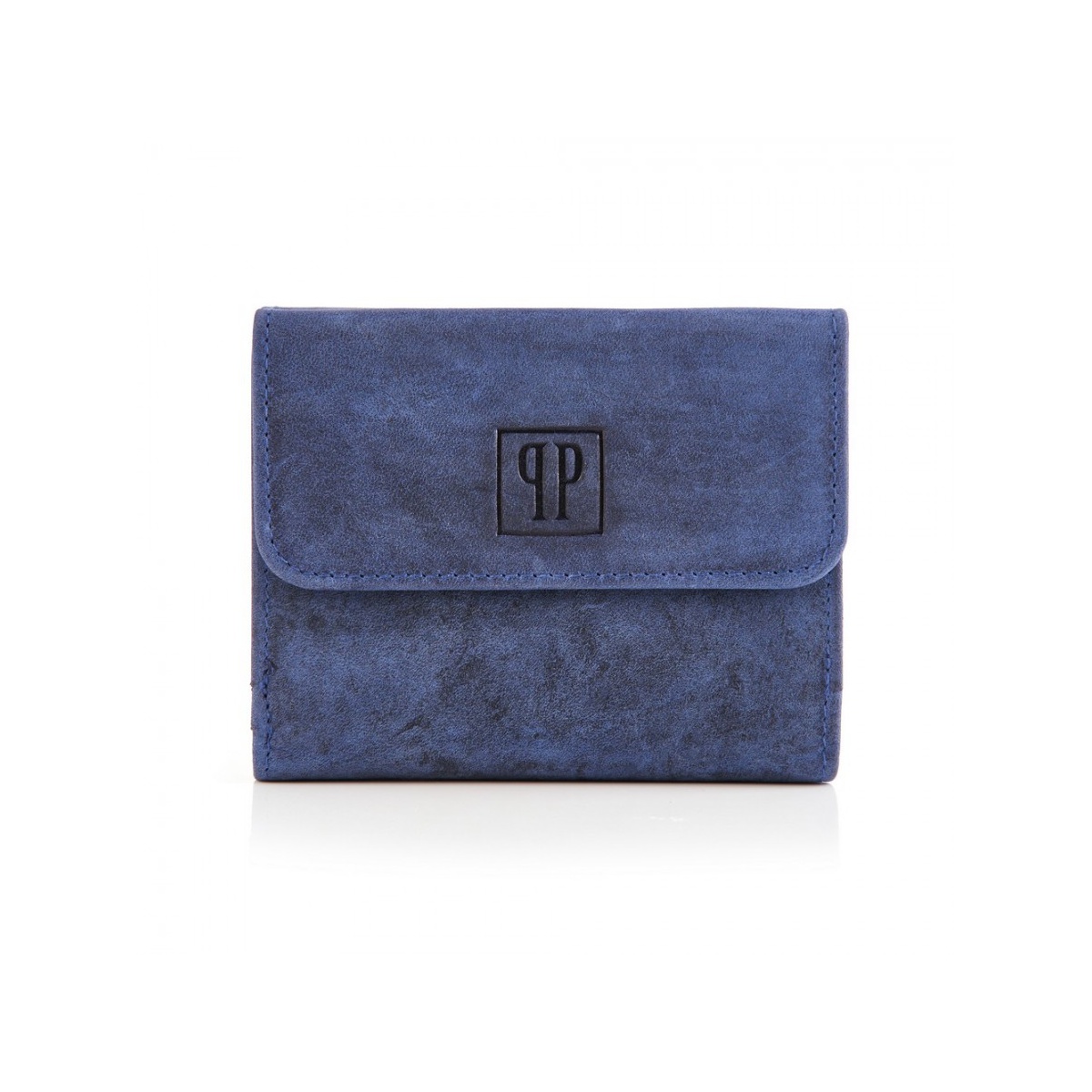 Kožená malá dámska modrá peňaženka PP