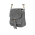 Šedá dámska semišová crossbody kabelka MEGAN
