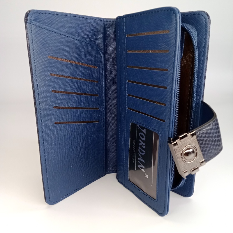 Dámska tmavomodrá peňaženka TIFFANY