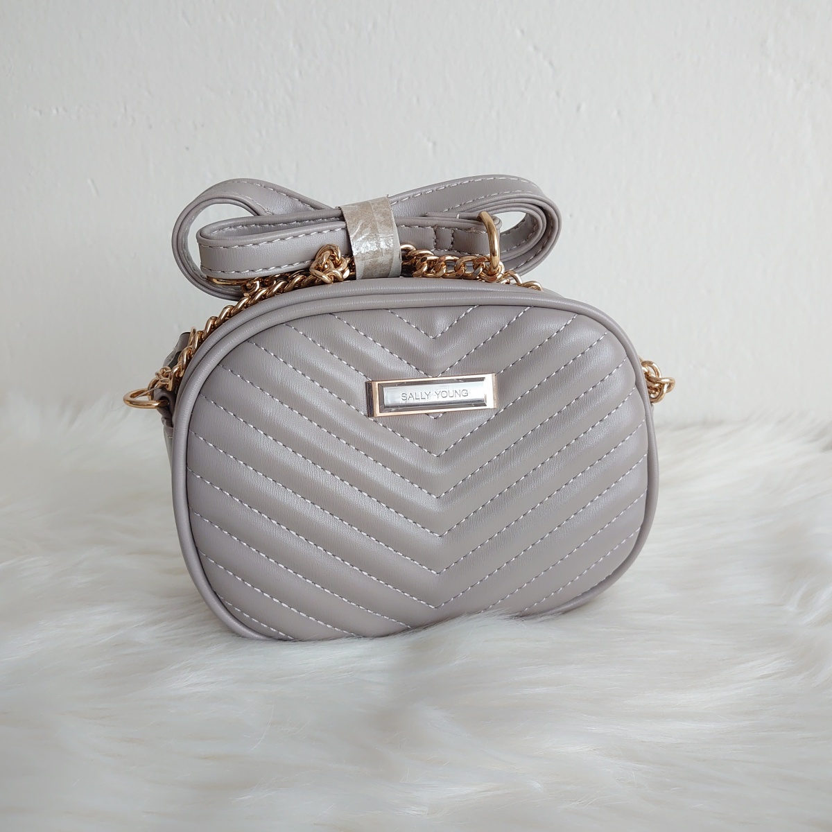 Šedá dámska kabelka TRENDY