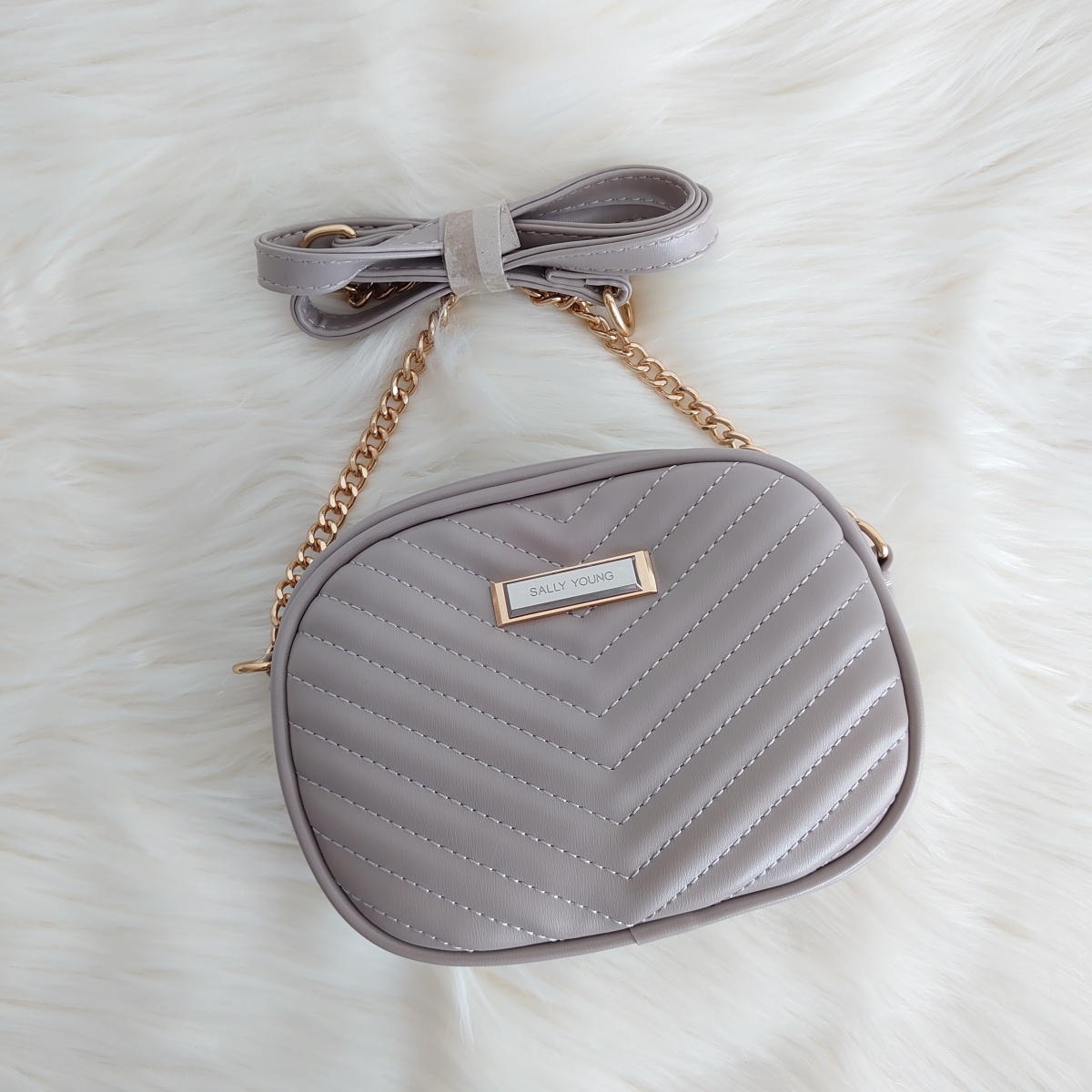 Šedá dámska kabelka TRENDY