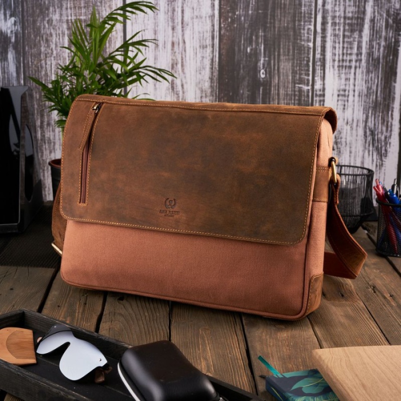 Pánska vintage taška na rameno RAMON