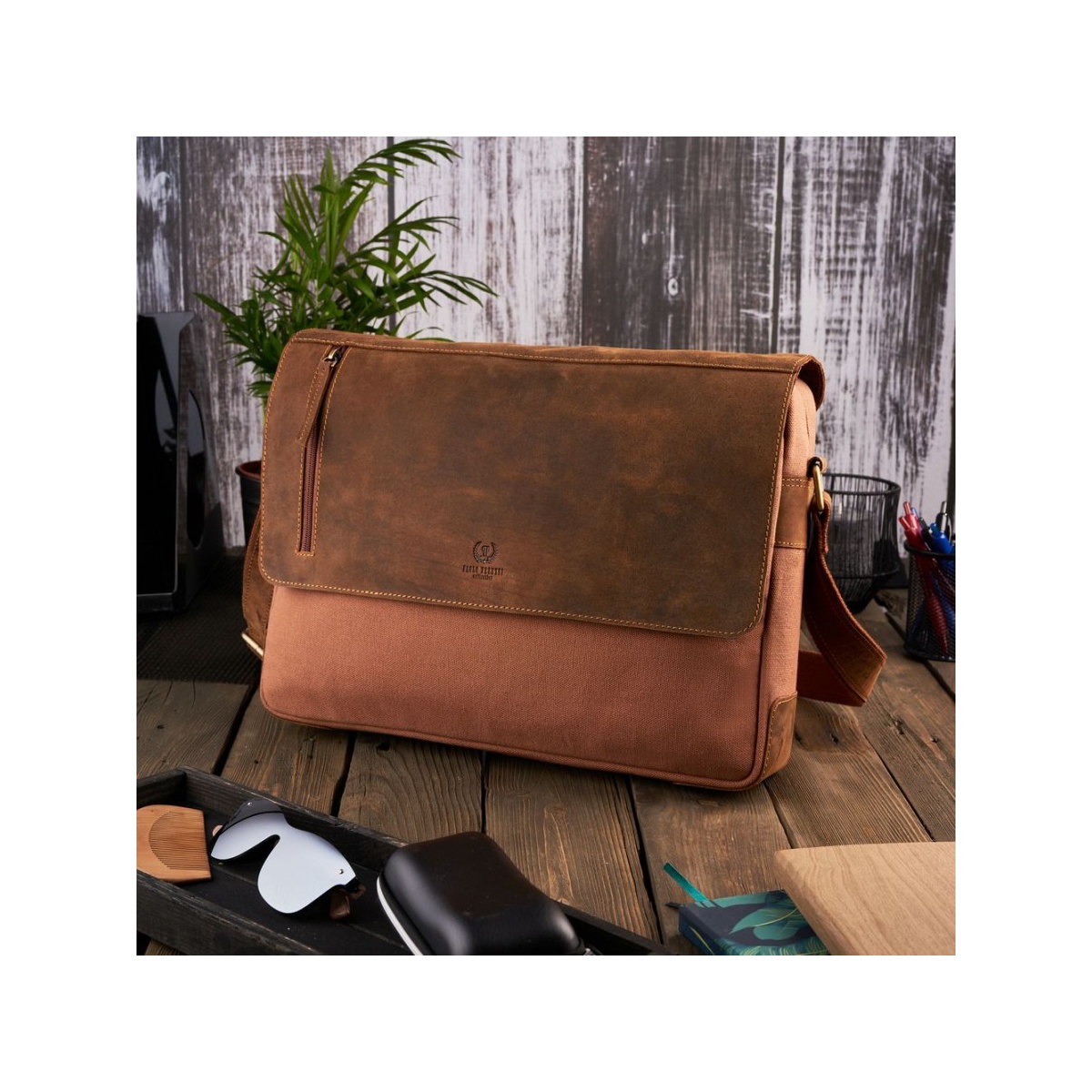 Pánska vintage taška na rameno RAMON