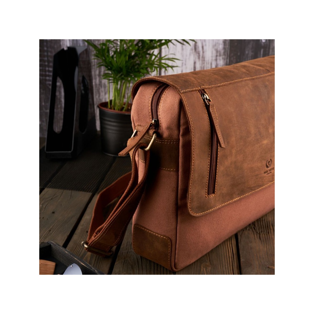 Pánska vintage taška na rameno RAMON