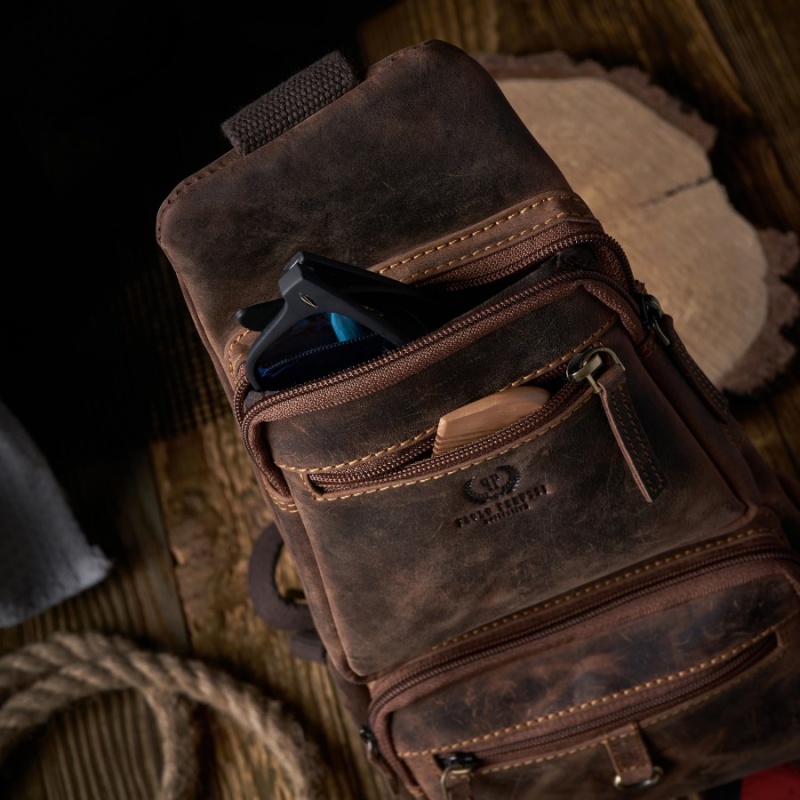 Pánsky kožený vintage batoh RUBEN