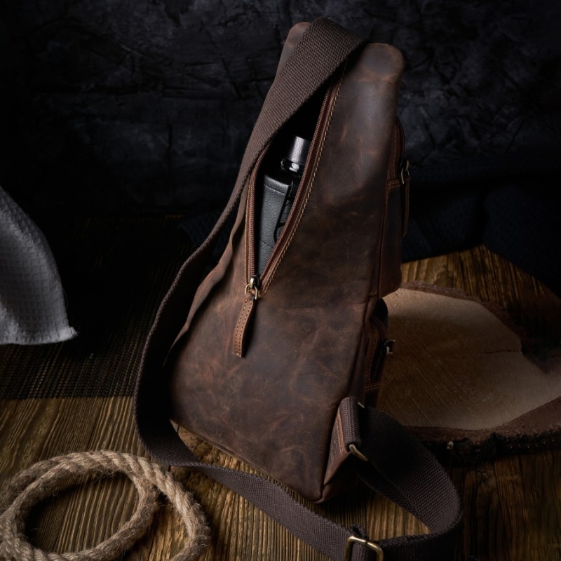 Pánsky kožený vintage batoh RUBEN