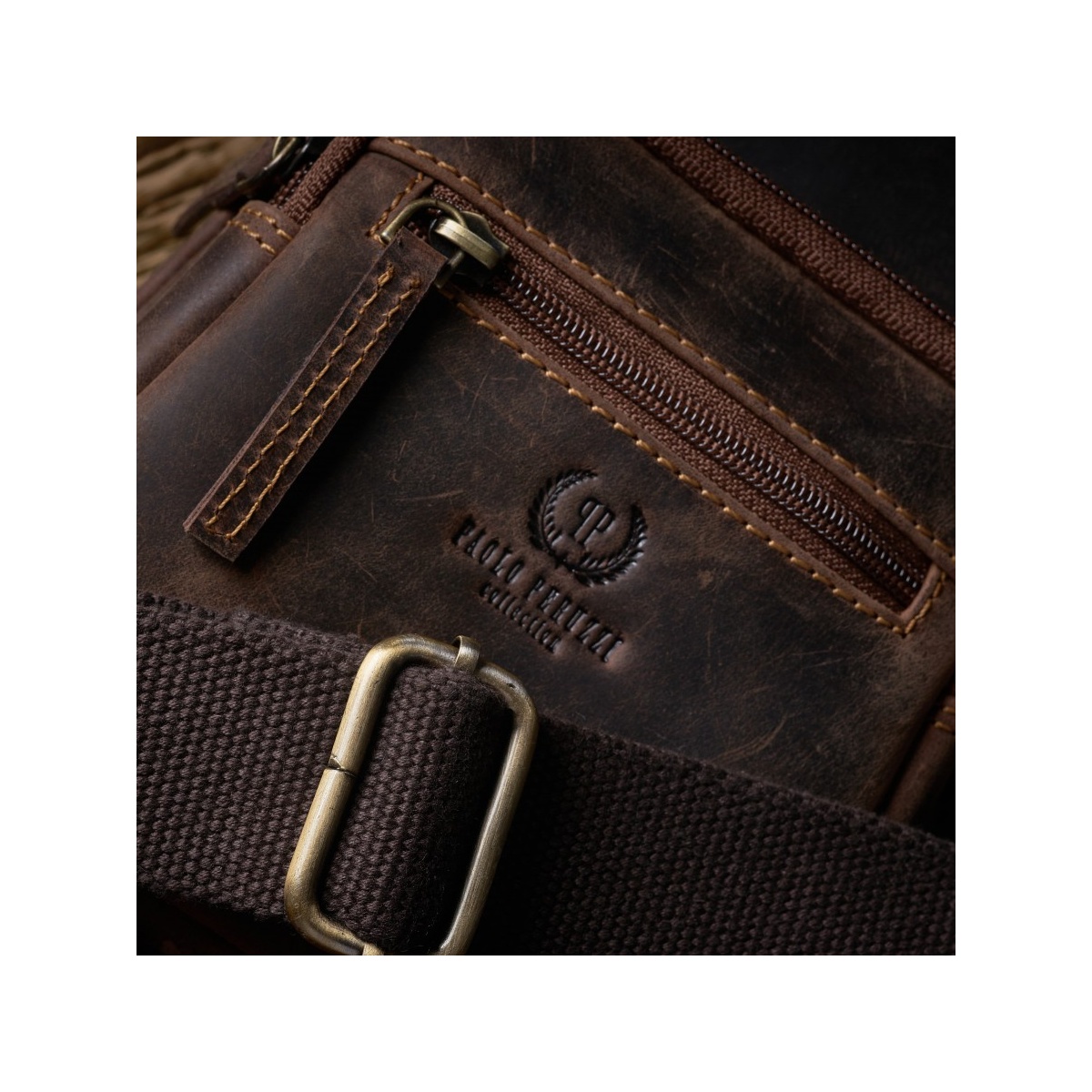 Pánsky kožený vintage batoh RUBEN