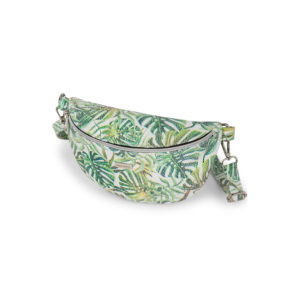 Dámska kožená ľadvinka s rastlinným motívom PLANTS