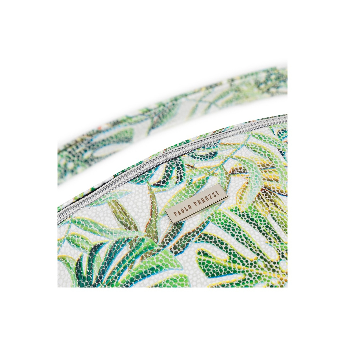 Dámska kožená ľadvinka s rastlinným motívom PLANTS