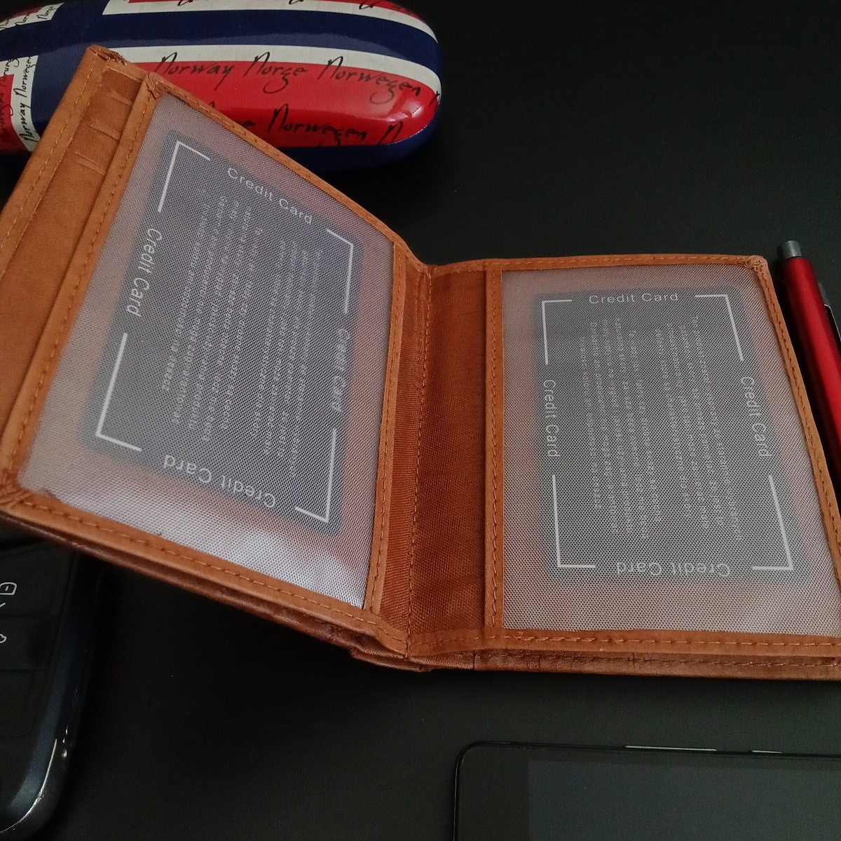 Pánska kožená camel peňaženka BAG STREET