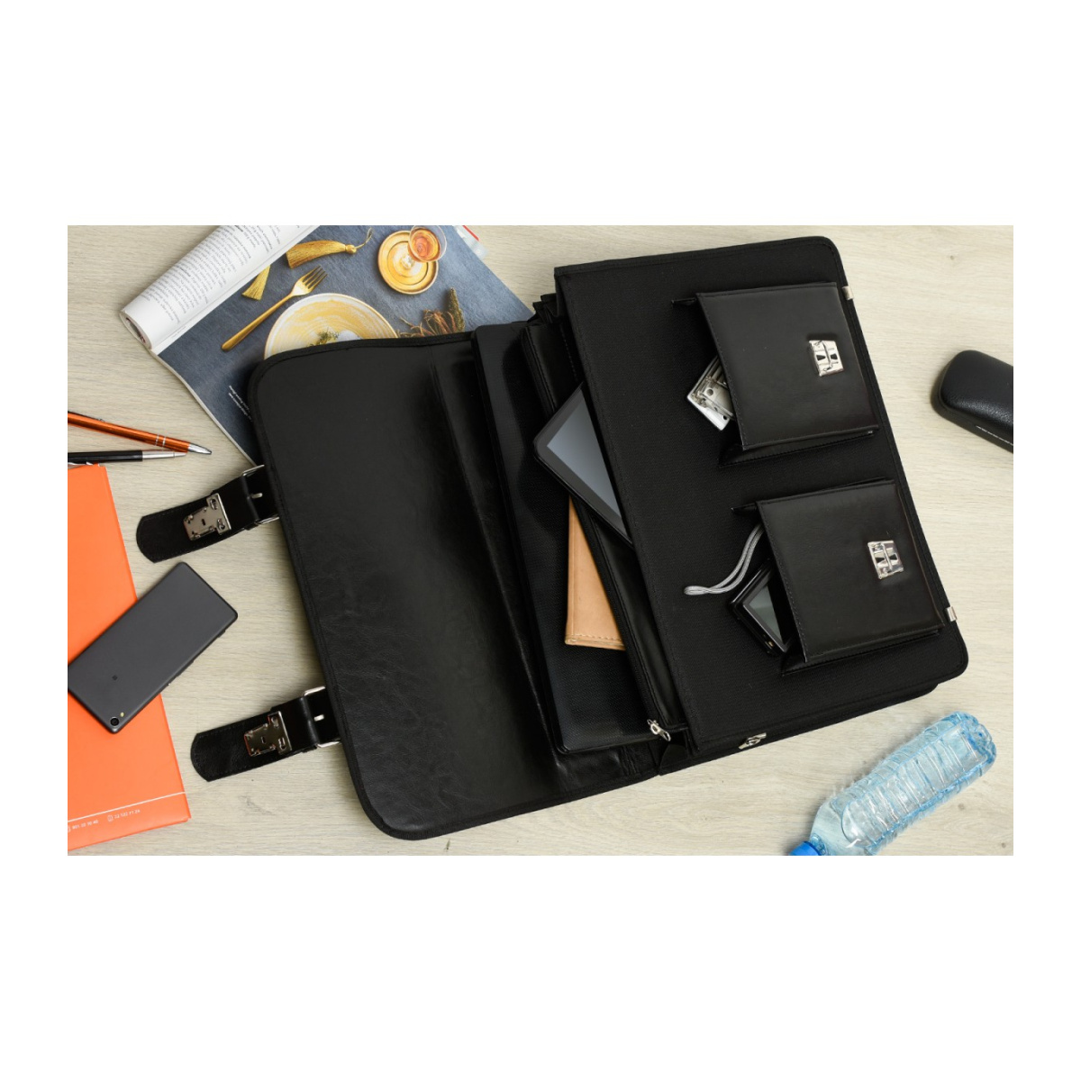 Pánska čierna aktovka Beltimore CARSON