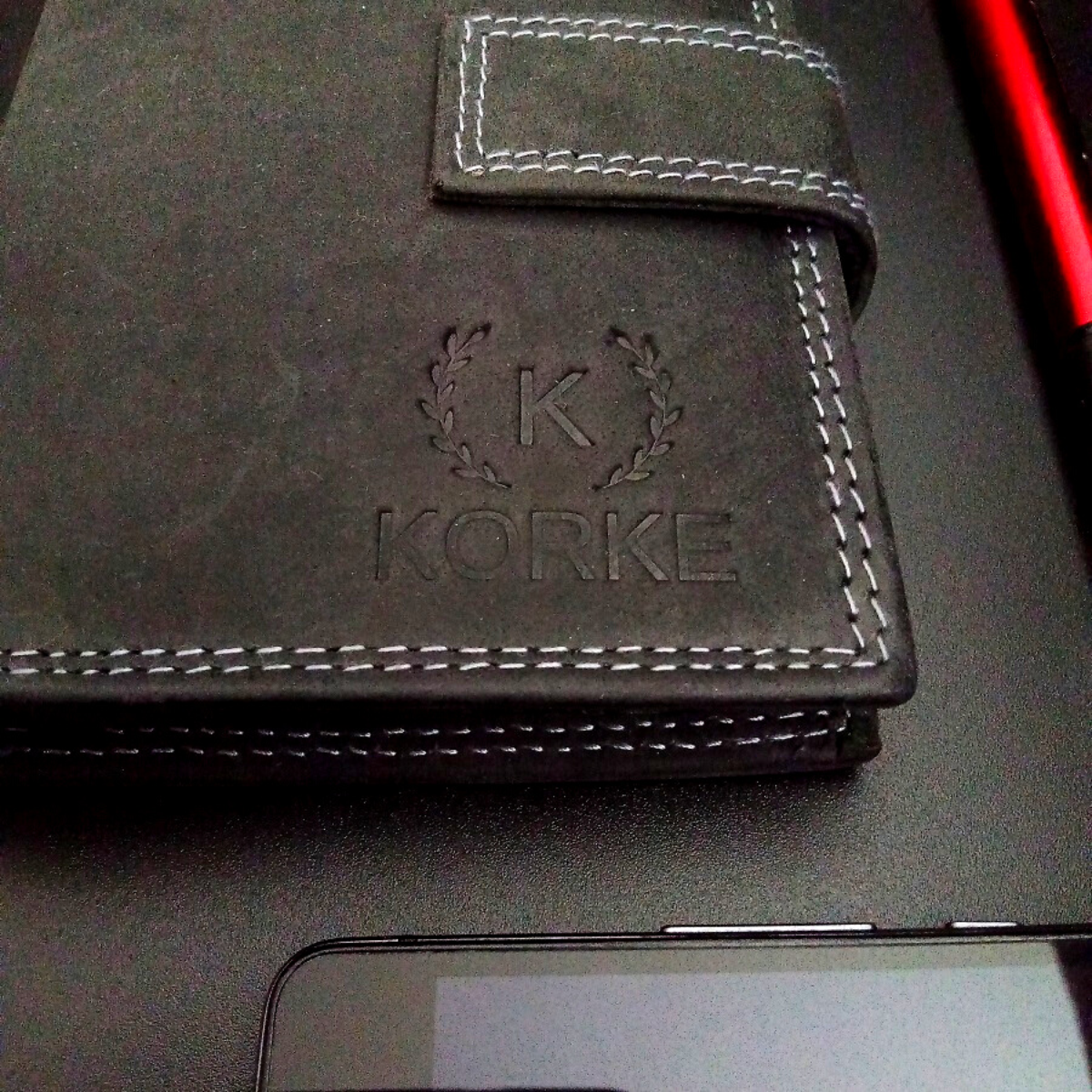 Čierna pánska kožená peňaženka ARMON