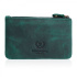 Sada pre ženy - kožená zelená vintage dámska peňaženka a kožené zelené vintage puzdro na kľúče Paolo Peruzzi