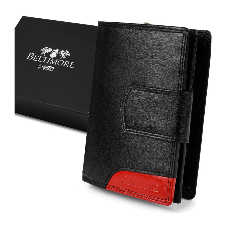Kožená peňaženka Beltimore TOP - čierna
