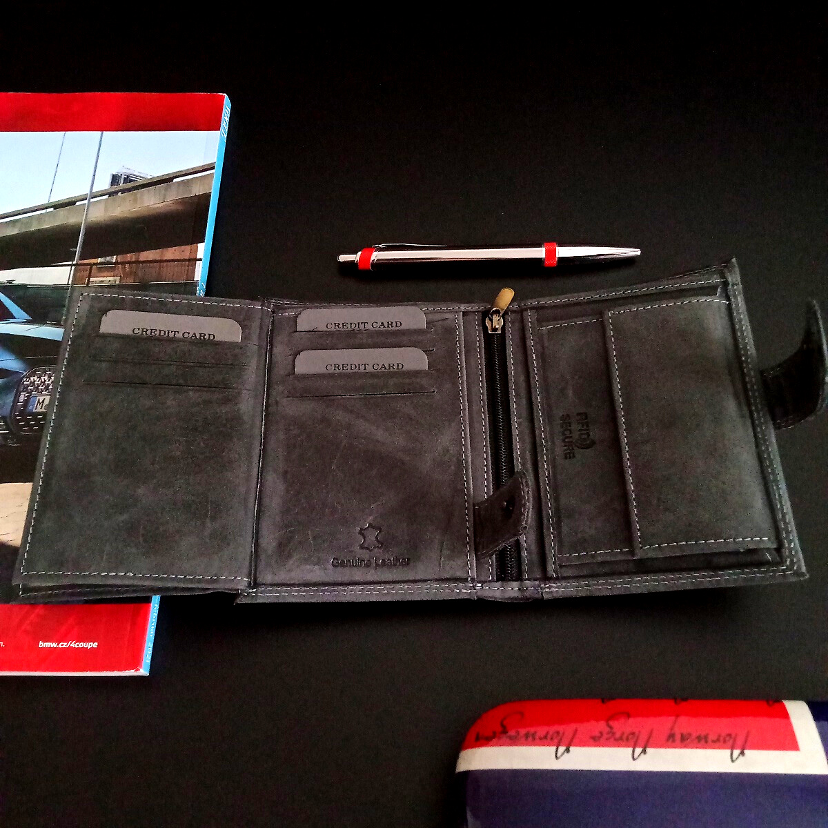 Pánska kožená peňaženka ALSTON