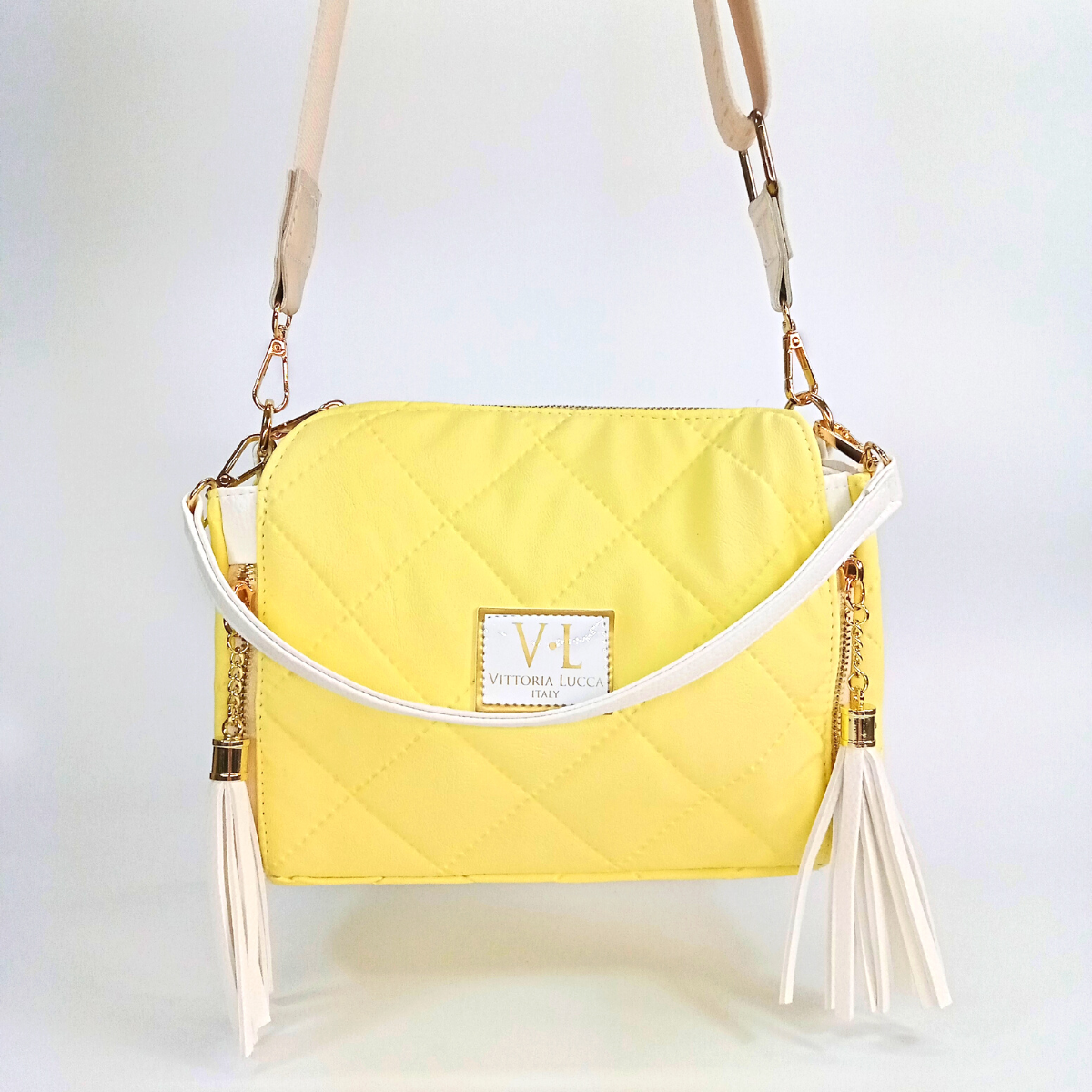 Žltá kabelka Vittoria Lucca