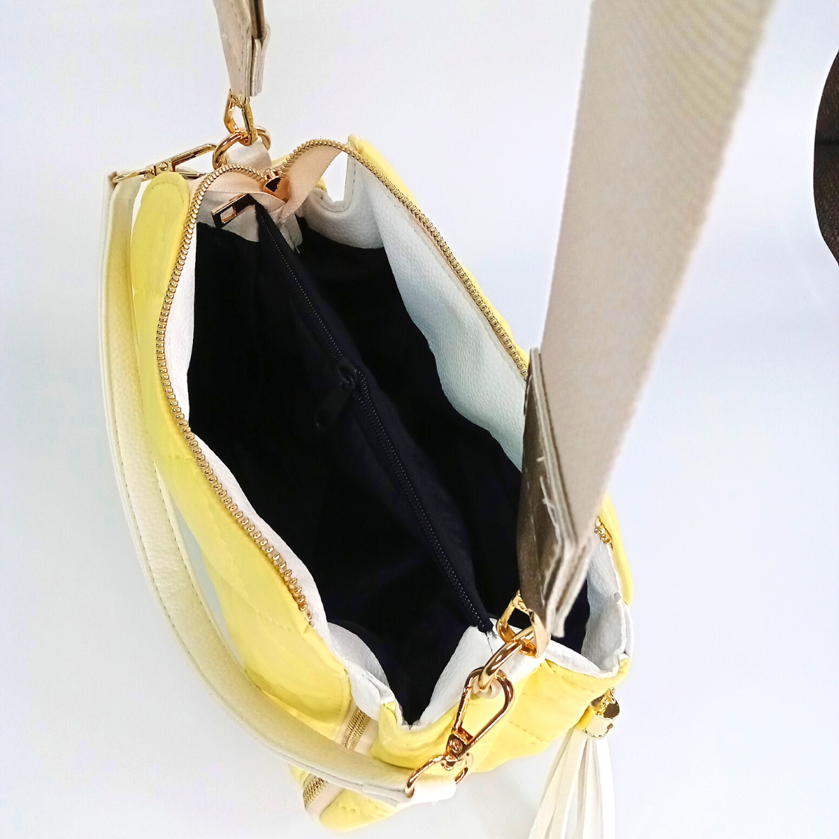 Žltá kabelka Vittoria Lucca