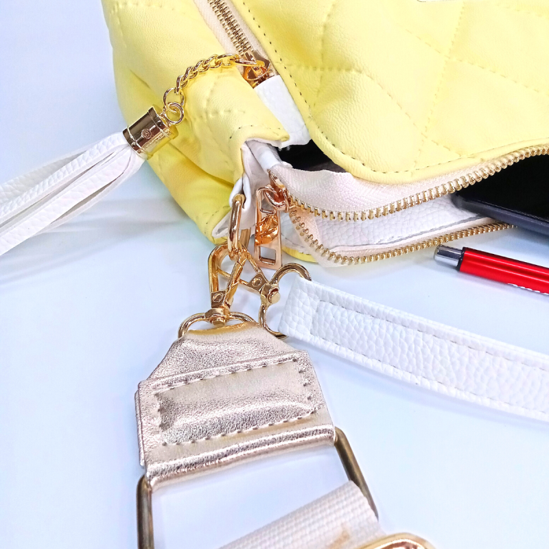 Žltá kabelka Vittoria Lucca