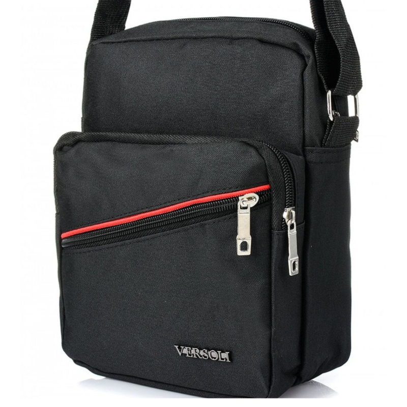 Čierna pánska crossbody taška ALVIN