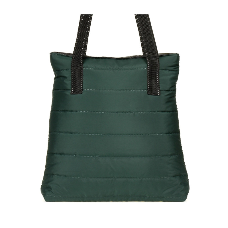 Zelená prešívaná kabelka na rameno Beltimore "BELLA"