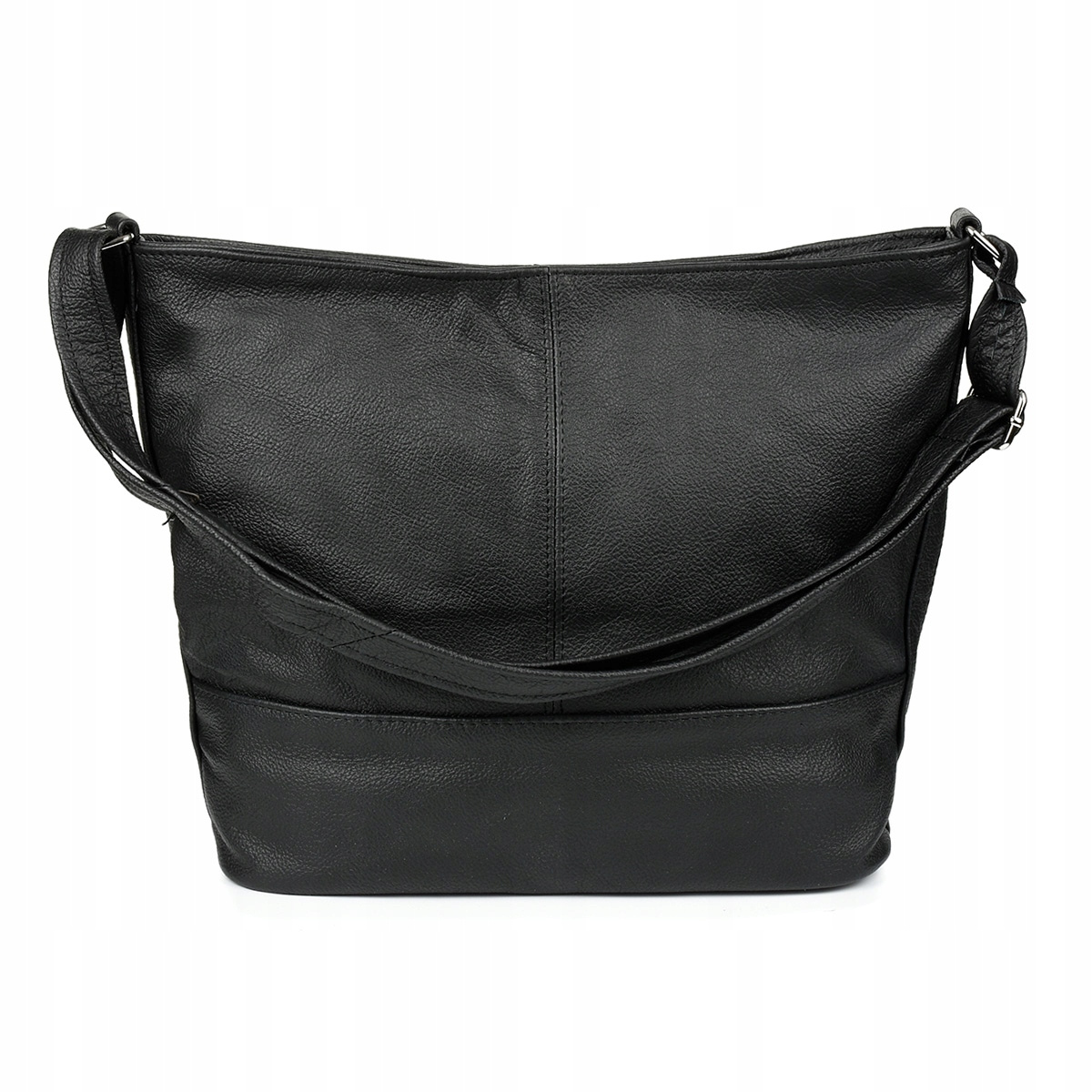 Kožená dámska čierna crossbody kabelka Beltimore "LANA"