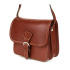Kožená dámska koňaková crossbody kabelka Beltimore "GEMMA"