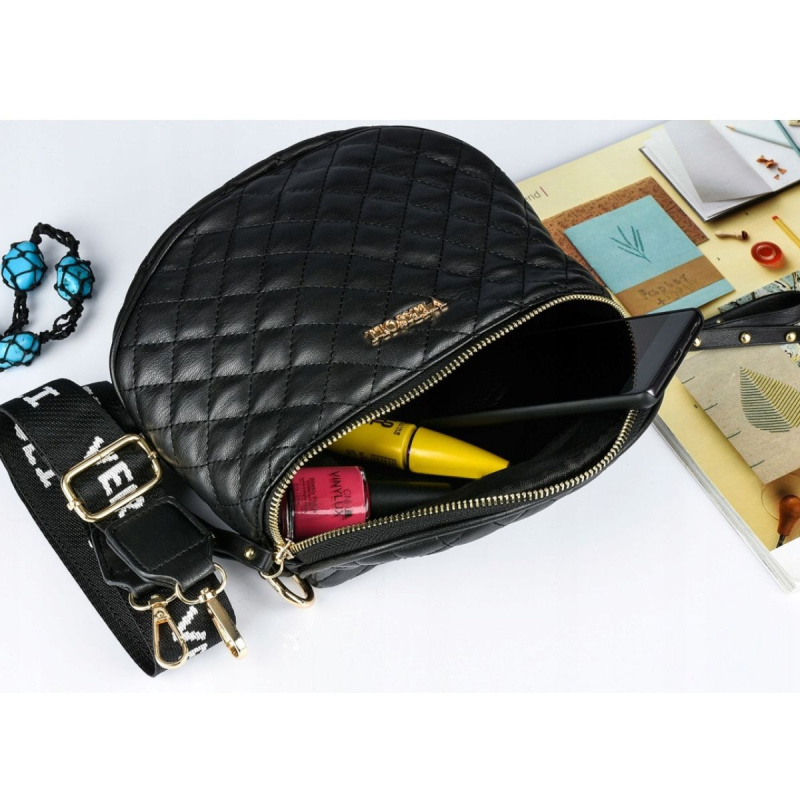 Dámska čierna crossbody kabelka ADARA