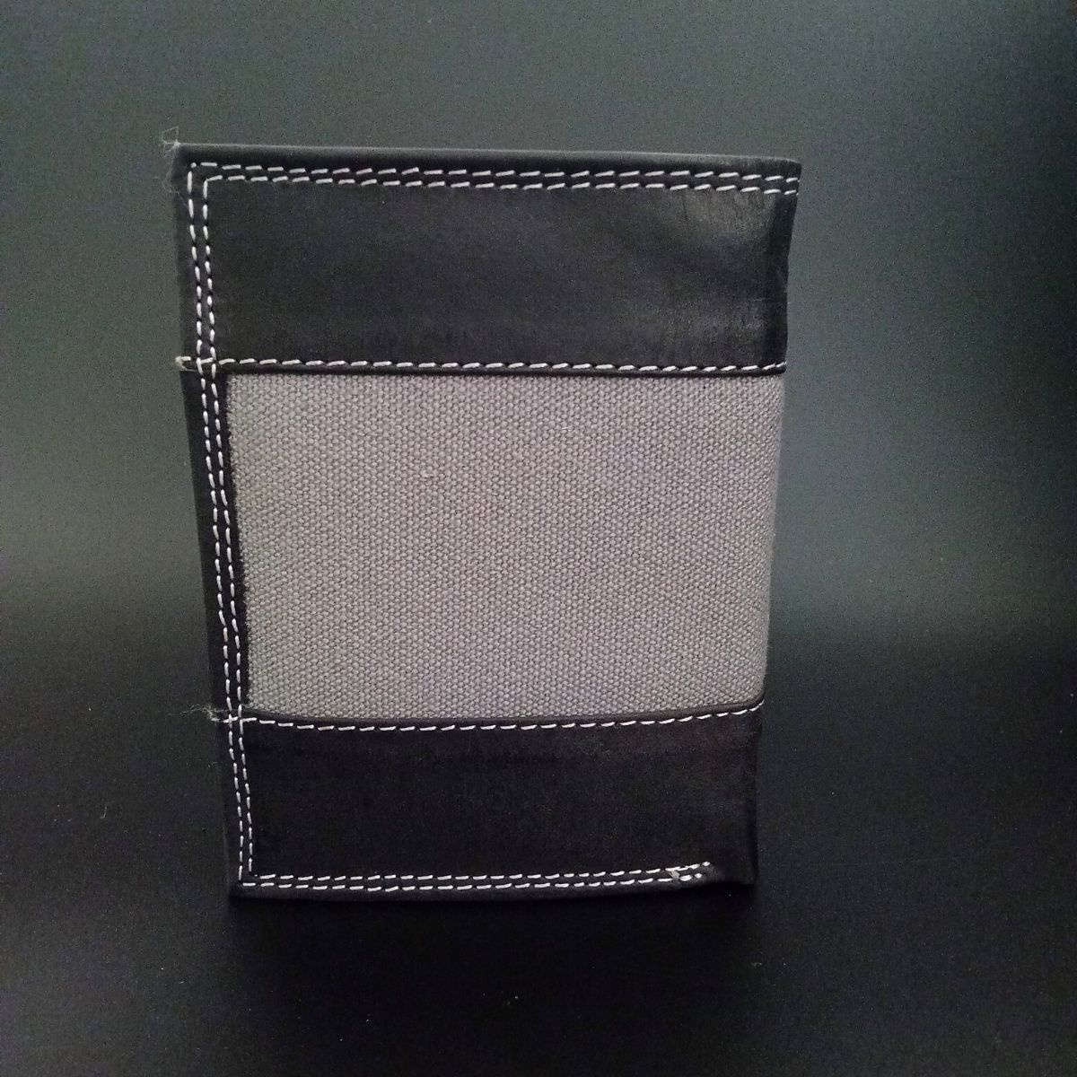 Pánska peňaženka čierna Always Wild Jeans kožená + tkanina