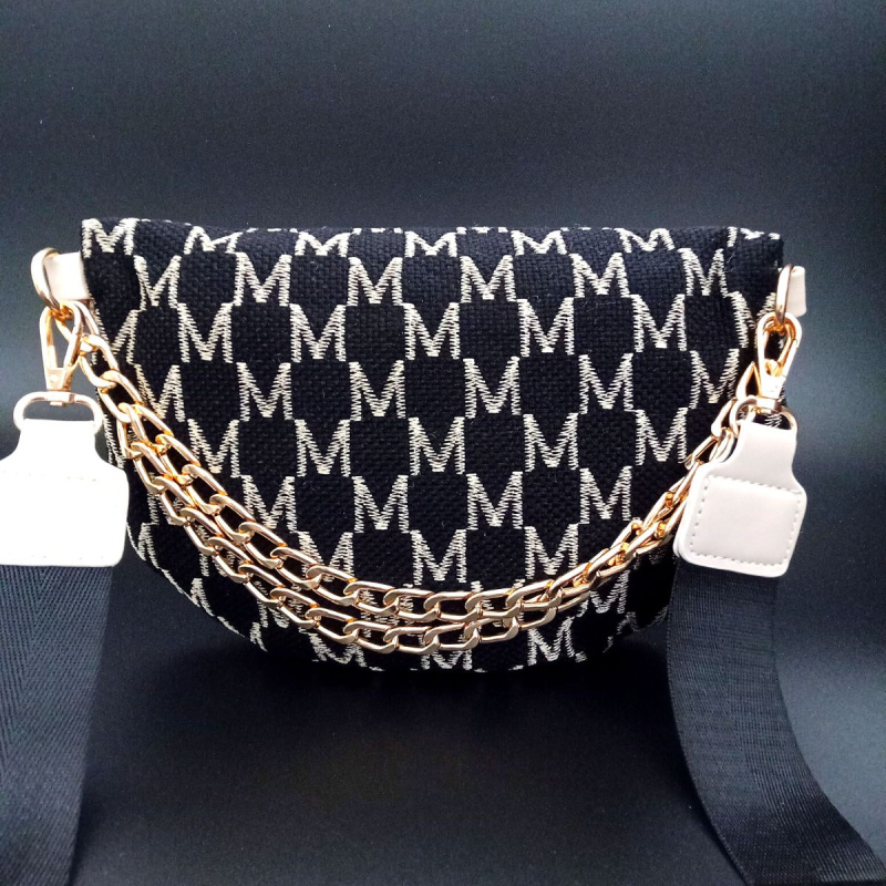 Čierna crossbody kabelka beige LOTTY