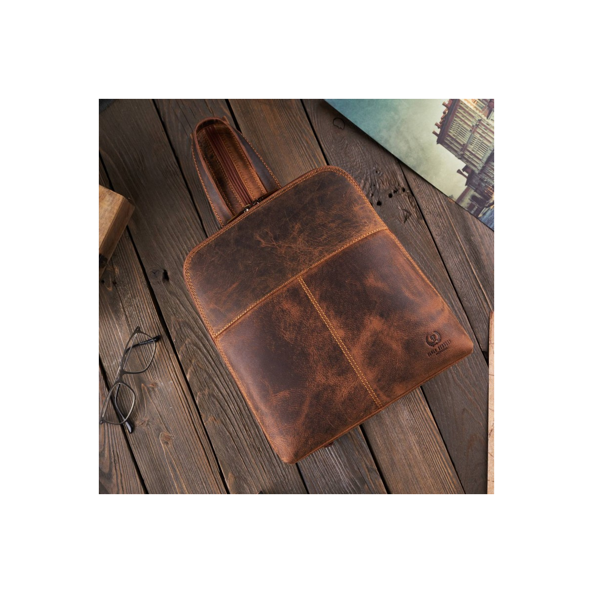 Dámsky kožený vintage batoh MARIN