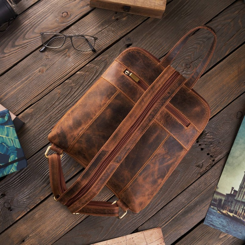 Dámsky kožený vintage batoh MARIN