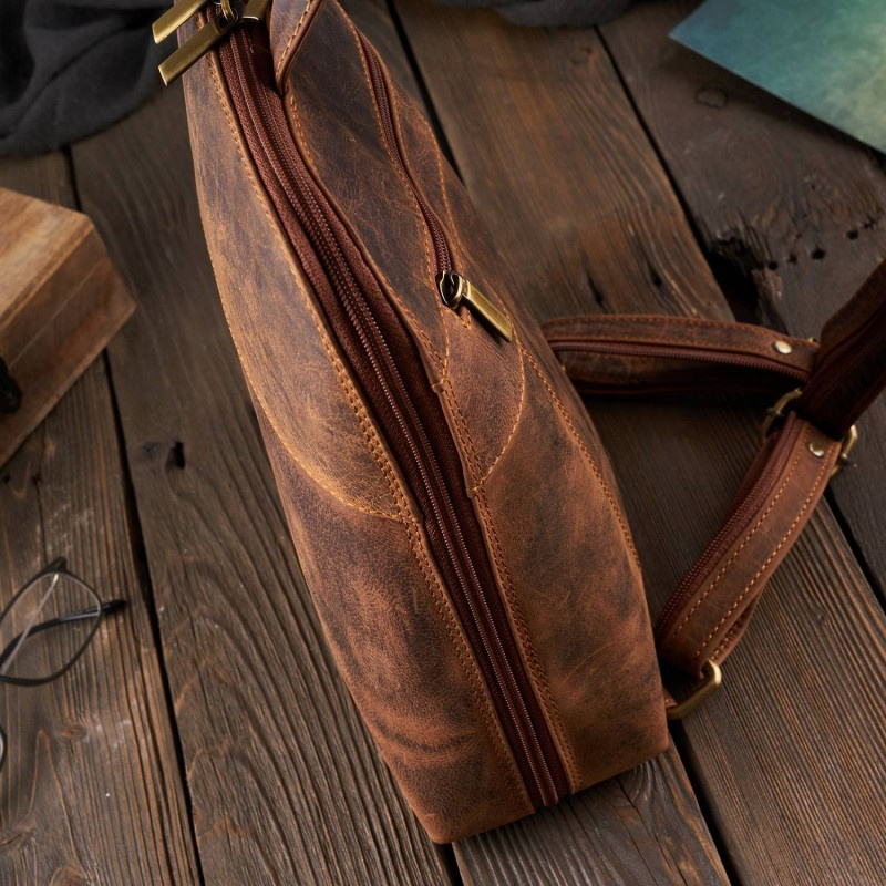 Dámsky kožený vintage batoh MARIN