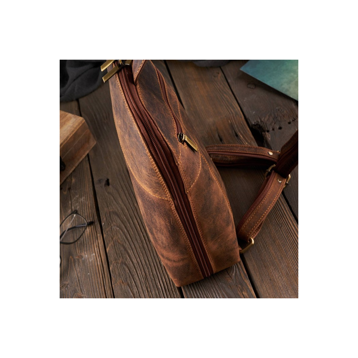 Dámsky kožený vintage batoh MARIN