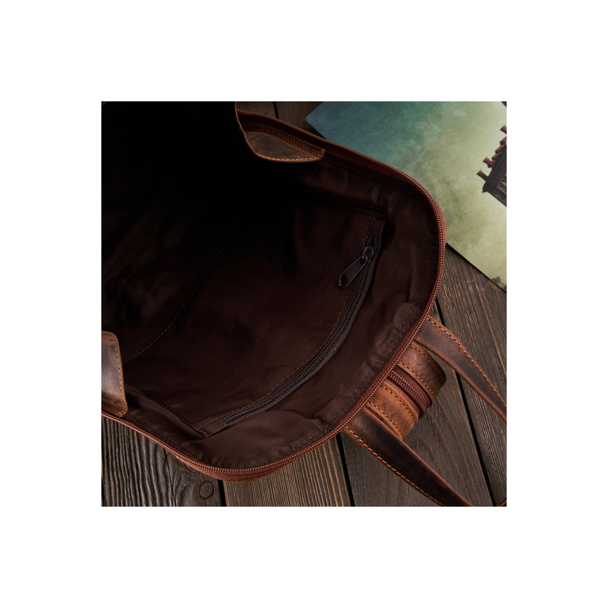 Dámsky kožený vintage batoh MARIN