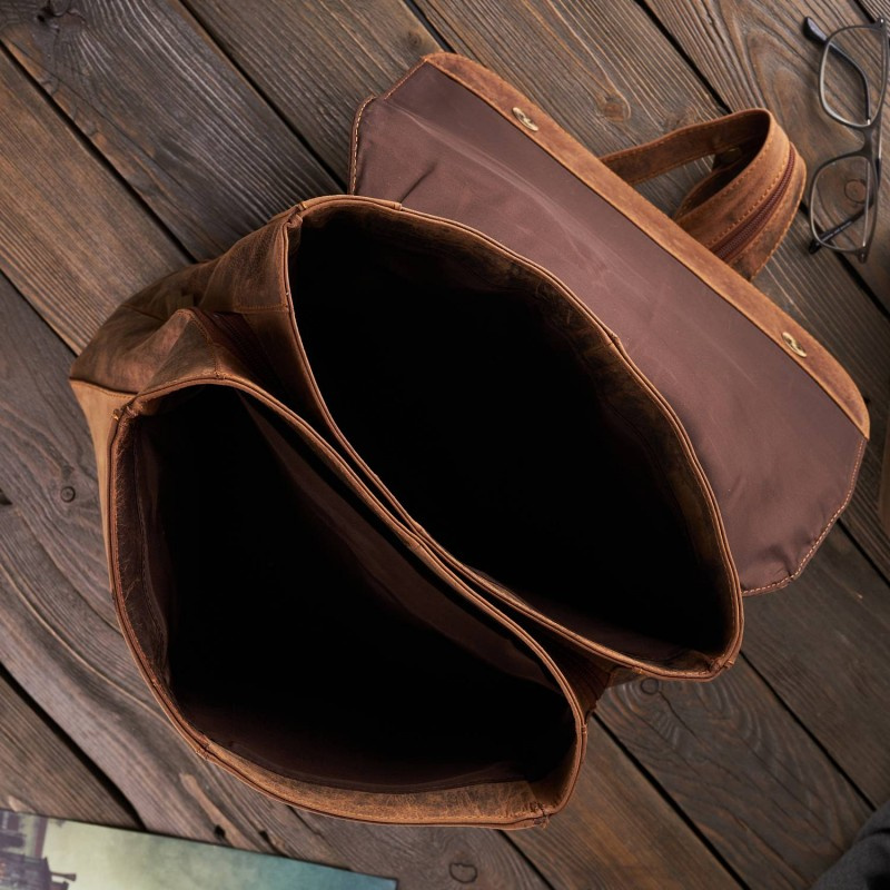 Kožený dámsky vintage batoh SAHAR