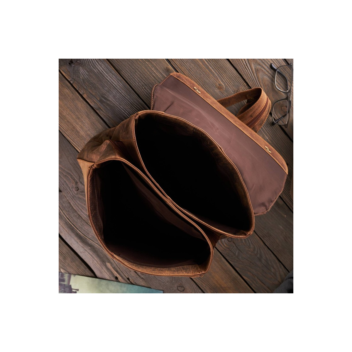 Kožený dámsky vintage batoh SAHAR