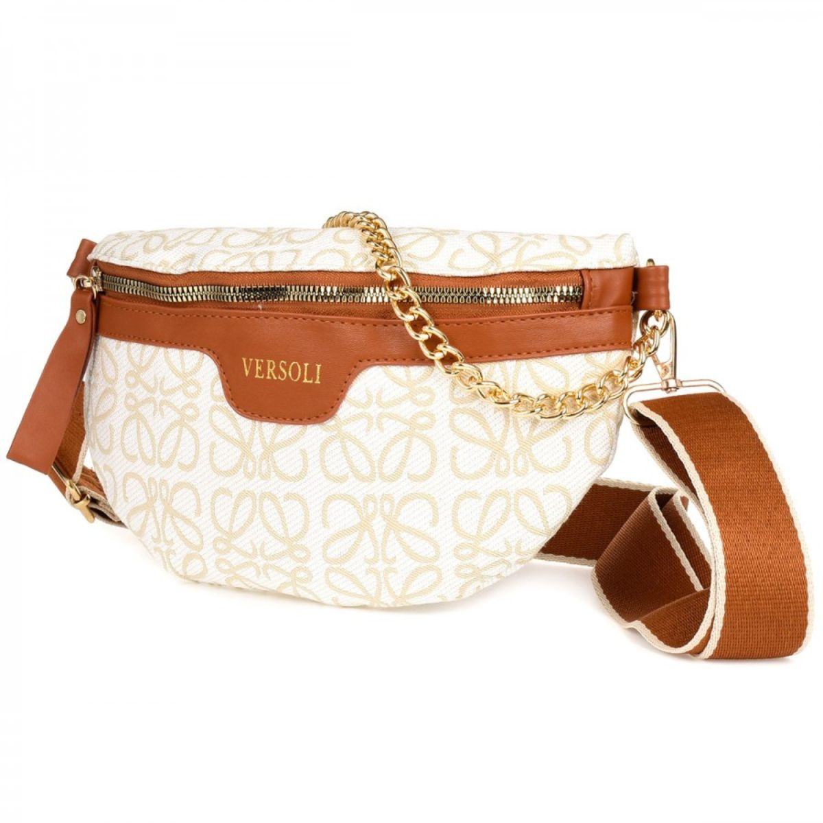 Dámska crossbody kabelka hnedá MOLLY