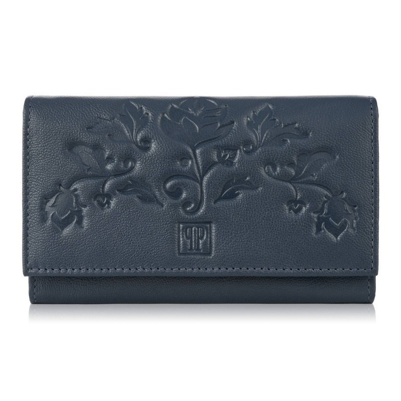 Kožená dámska modrá peňaženka RORY