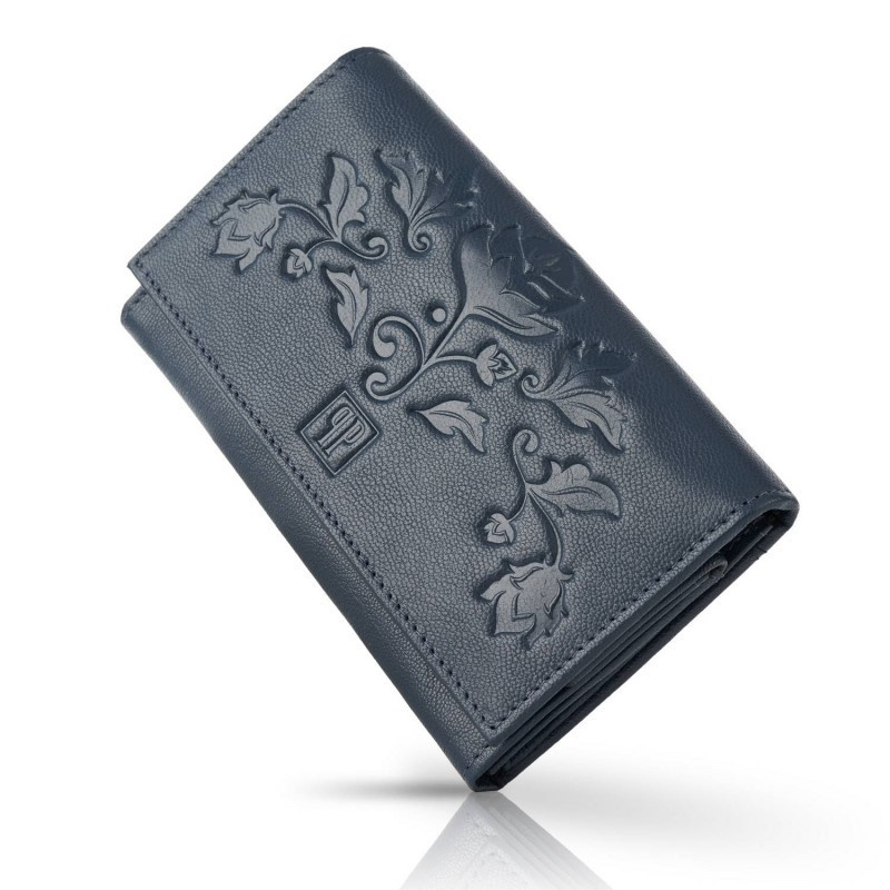 Kožená dámska modrá peňaženka RORY