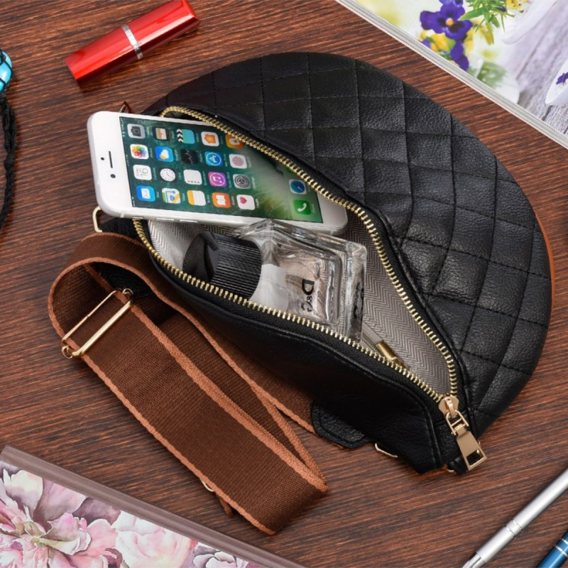 Dámska čierna crossbody kabelka LILLY