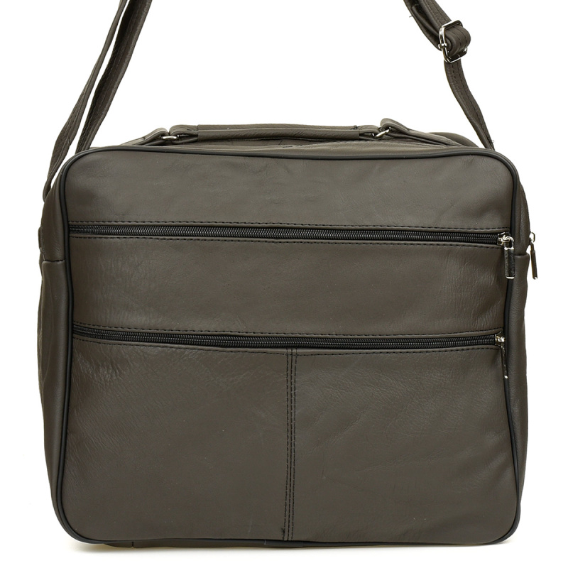 Kožená pánska hnedá taška na rameno EDUARDO