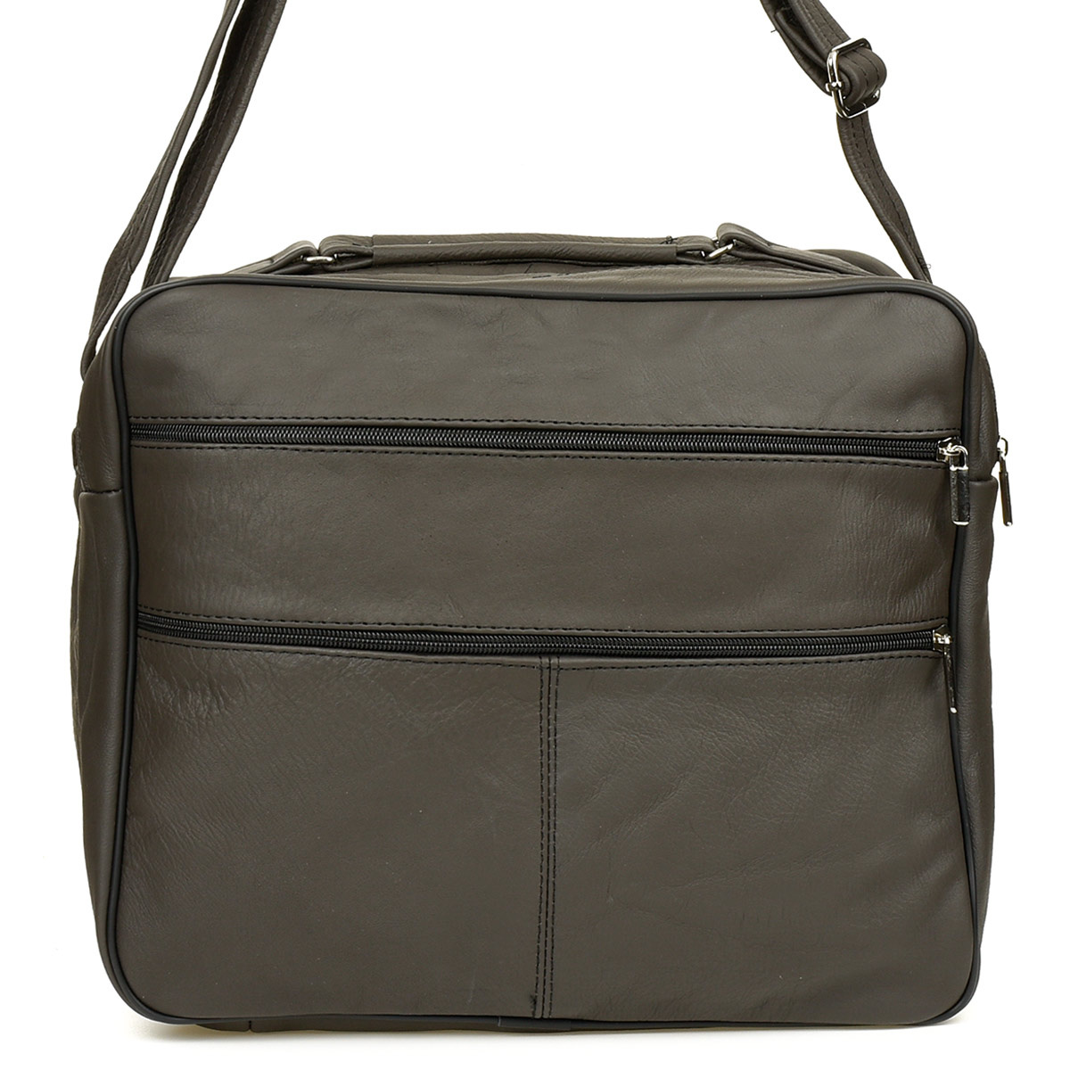 Kožená pánska hnedá taška na rameno EDUARDO