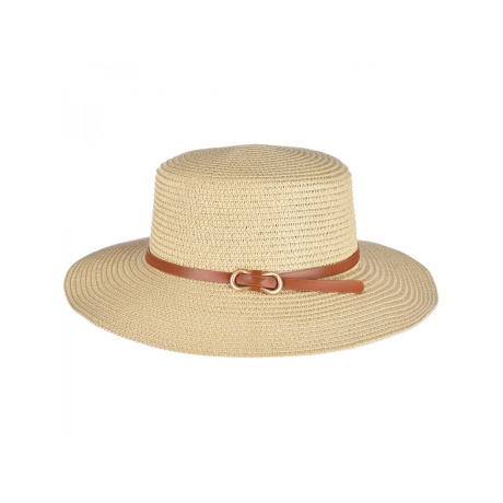 Dámsky béžový slamený klobúk IMANI